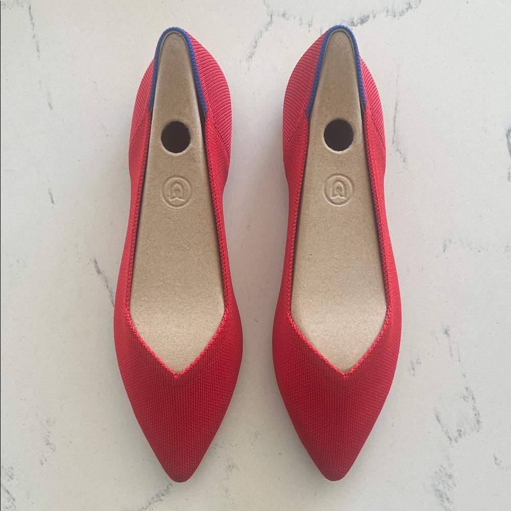 NEW Rothy's Red and Blue Women's Flats